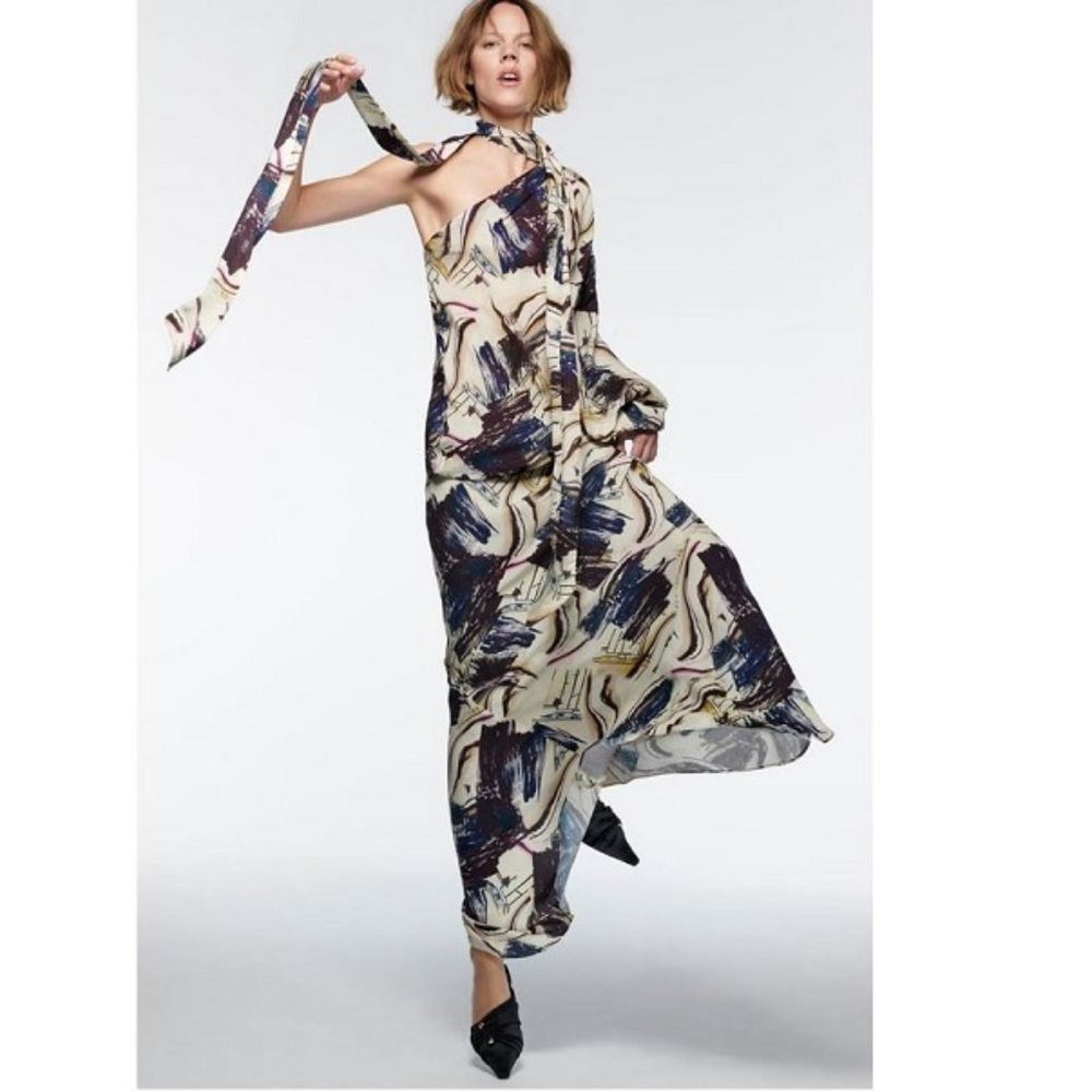 Zara long printed skirt limited edition, NWT, S